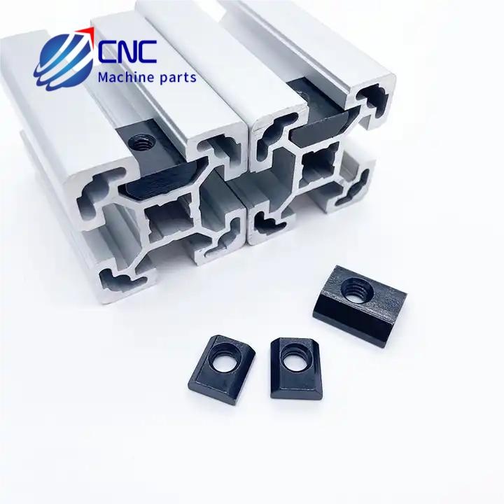 Black Zinc Plated Carbon Steel Hammer Head Profiles T Slot Slide Nut